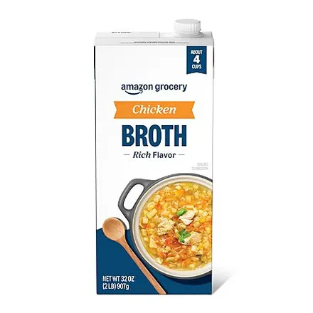 32-Oz Amazon Grocery Chicken Broth