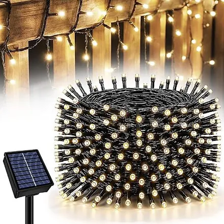 33' YaaFen 100-LED Solar String Fairy Lights (3 Colors)