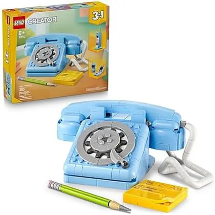383-Pc LEGO Creator 3 in 1 Retro Telephone Building Toy
