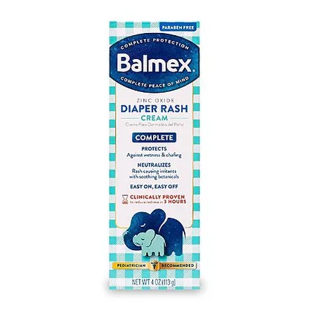 4-Oz Balmex Complete Protection Baby Diaper Rash Cream w/ Zinc Oxide