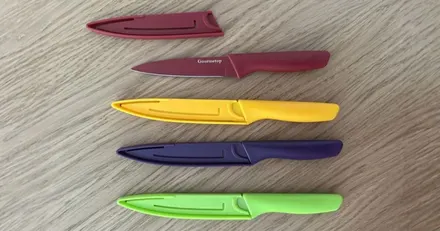 4-Piece Paring Knives Set w/ Covers