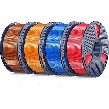 4-Pk 1KG SUNLU Silk PLA 1.75mm 3D Printer Filament (Various)