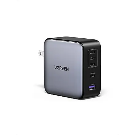 4-Port UGREEN Nexode Up to 200W GaN USB-C Wall Charger w/ Foldable Plug