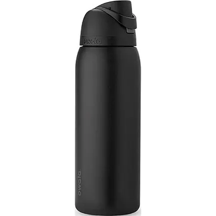40-Oz Owala FreeSip Insulated Water Bottle w/ Straw (Very Dark)