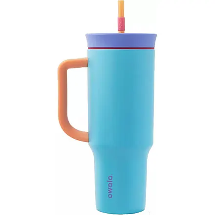 40-Oz Owala Stainless Steel Straw Tumbler (Various Colors)