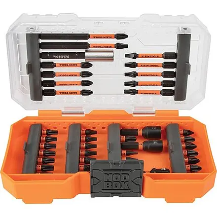 40-Pc. Klein Tools 33801 Impact Driver Bit Set w/ Magnetic Nut Drivers