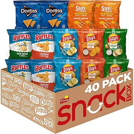 40-Pk 1-Oz Frito Lay Tangy Favorites Mix Variety Pack