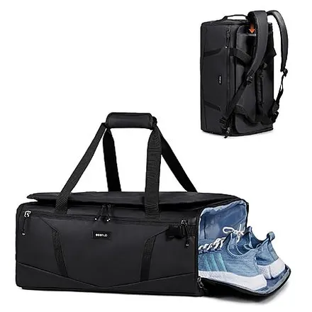 40L ecohub Convertible Duffle Backpack w/ Shoe Compartment & Wet Pocket (5 Colors)