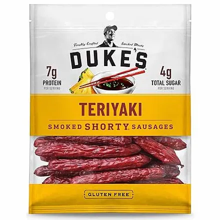 5-Oz Duke's Teriyaki Pork Smoked Shorty Sausages