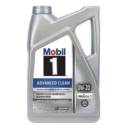 5-qt Mobil 1 Advanced Clean Full Synthetic Motor Oil (5W-20/0W-20/5W-30) + $4 WM Cash