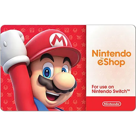 $50 Nintendo eShop eGift Card (Email Delivery)