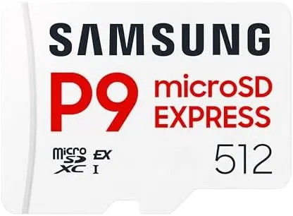 512GB Samsung P9 microSD Express Memory Card