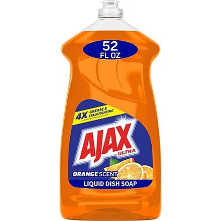 52-Oz Ajax Ultra Triple Action Liquid Dish Soap (Orange Scent)