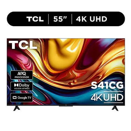 55" TCL 55S41CG 4K UHD LED 60 Hz Smart Google TV