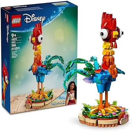 566-Pc LEGO Disney: Moana 2 Heihei Building Toy