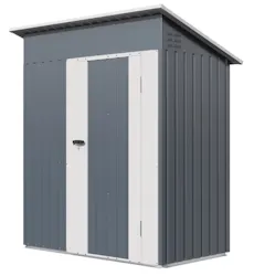5x3-Foot Metal Outdoor Storage Shed w/ Lockable Door