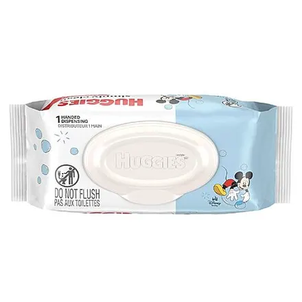 64-Ct Huggies Simply Clean Unscented Baby Wipes