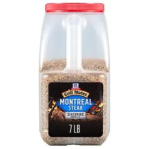 7-Lbs. McCormick Grill Mates Montreal Steak Seasoning Container