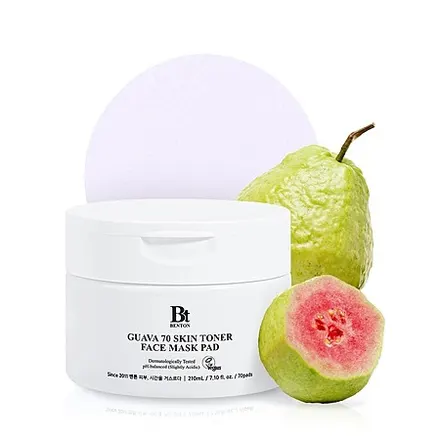 70-Ct Benton Guava 70 Hydrating & Soothing Korean Toner Face Mask Pads
