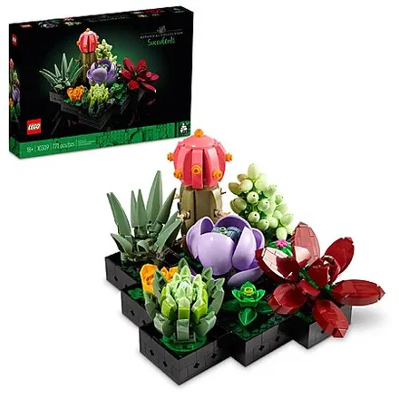 771-Pc LEGO Botanical Collection Succulents Building Set