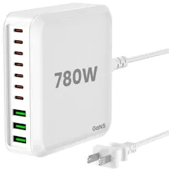 780W 10-Port USB-C Charging Station