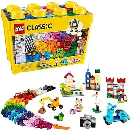 790-Pc LEGO Classic Large Creative Brick Box Building Set