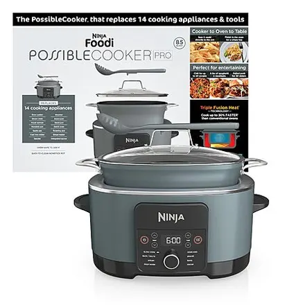 8.5-qt Ninja PossibleCooker PRO 8-in-1 (Sea Salt Gray)