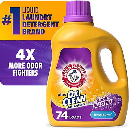 96-oz Arm & Hammer Plus OxiClean Detergent (Fresh Burst) + $3.50 Walmart Cash