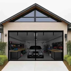 9x9-Foot Magnetic Garage Door Screen Mesh