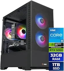 ABS Cyclone Aqua Intel Core i5-14400F GeForce RTX 5060 Gaming Desktop