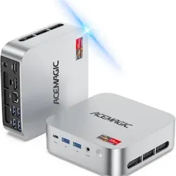 AceMagic AMD Ryzen 7 7735HS Desktop w/ 24GB RAM and 512GB SSD