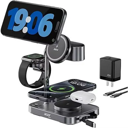 Acer 6-in-1 up to 25W Wireless Fast Charging Station