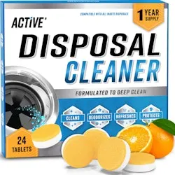 Active Garbage Disposal Cleaner Deodorizer Tablets, 24-Pack