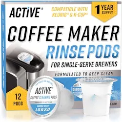 Active K-Cup Compatible Keurig Cleaning Pods 12-Pack