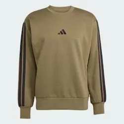 adidas Essentials 3-Stripes Fleece Sweatshirt