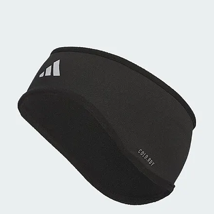 adidas Men's Alphaskin Headband (Black / Reflective Silver)