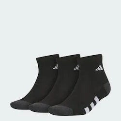 adidas Men's Cushioned Quarter Socks 3-Pack