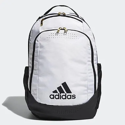 adidas Men's Defender Backpack (White)