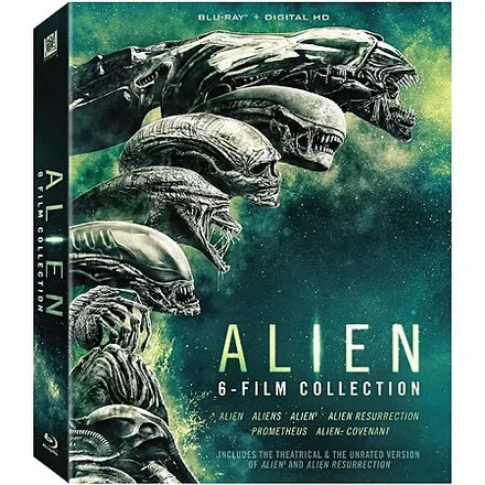 Alien 6-Film Collection: Alien, Aliens, Alien 3 & More (Blu-ray + Digital HD)