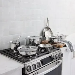 All-Clad D3 13-Piece Stainless Steel Cookware Set