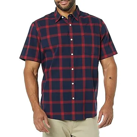 Amazon Essentials Men's Short Sleeve Dress Shirts (Select Sizes)