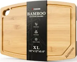 Astercook Large Bamboo Cutting Board