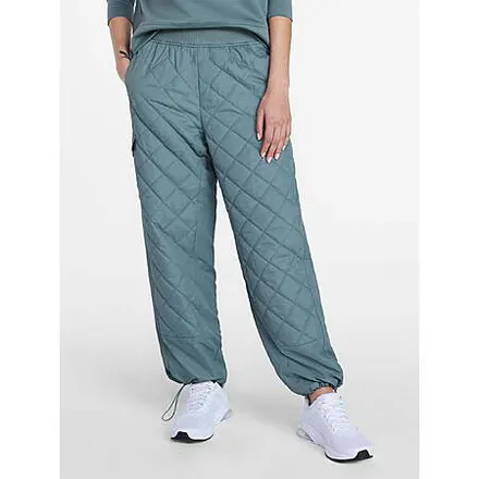 Avia Women's Quilted Lined Jogger Pants w/ Pockets
