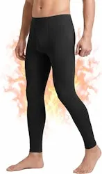 Barjneel Men's Fleece Lined Thermal Underwear