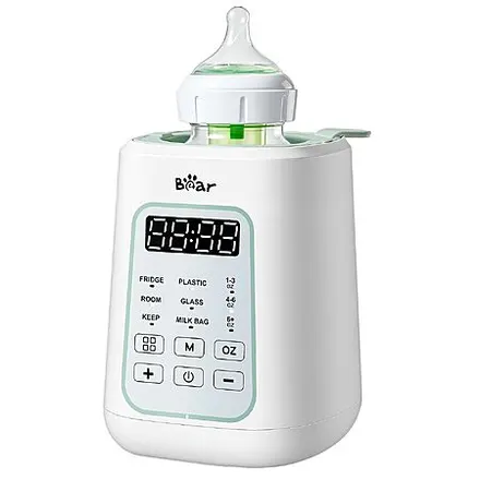 Bear Baby Bottle Warmer w/ Keep Warm & Auto Shut-Off (Green)