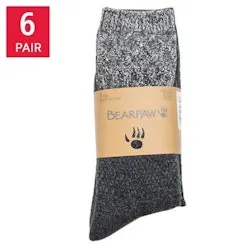 BEARPAW Women's Boot Socks, 6-Pair