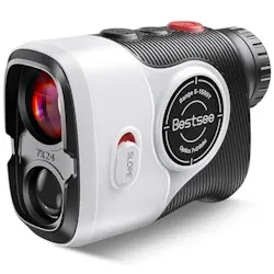Bestsee 1,500-Yard 7x Golf Laser Rangefinder w/ Slope & Backlight