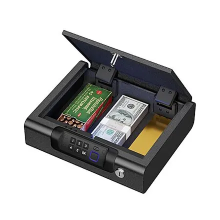 BILLCONCH Biometric Safe w/ Electronic Lock & LED Light: 10"x 12" $45, 8.6"x10"