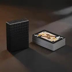 Black Waterproof Playing Cards