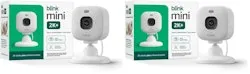 Blink Mini 2K+ 2K Indoor Security Camera 2-Pack